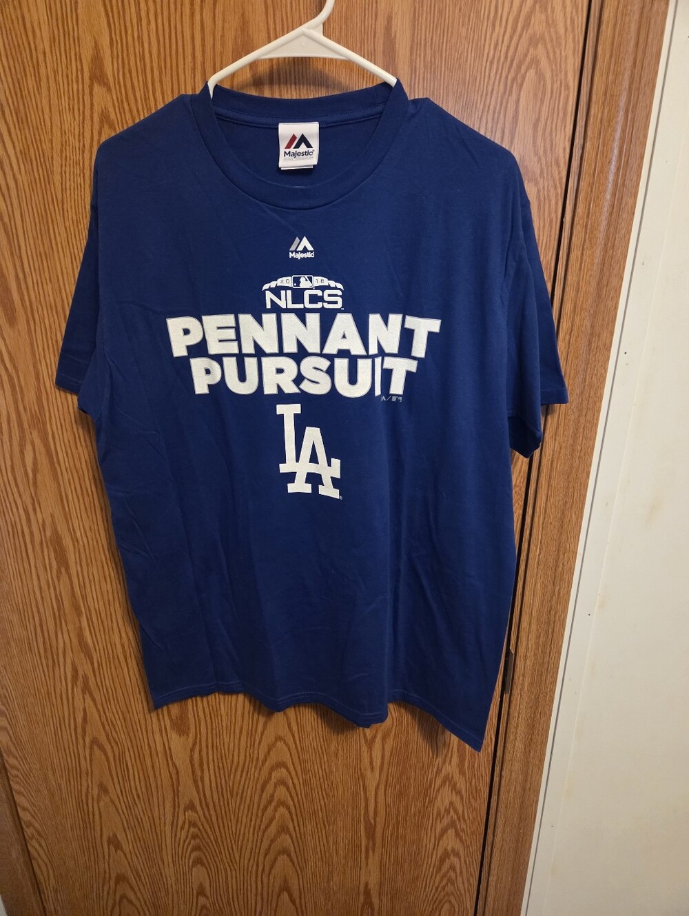 Majestic Los Angeles Dodgers 2018 NLCS Shirt Sz Large Men's NWOT MLB